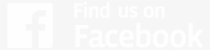 Find Us Us On Facebook White - Like Us On Facebook Logo Transparent #2289063