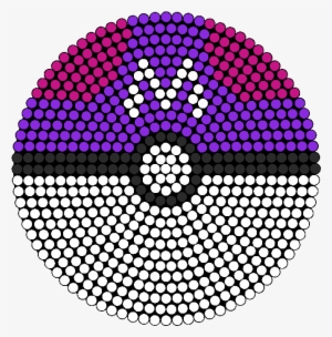 Master Ball Perler Bead Pattern / Bead Sprite - Perler Beads Patterns Pokeball #2289591