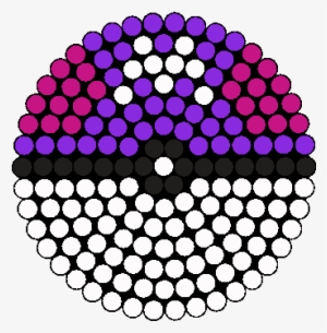 Master Ball Perler Bead Pattern / Bead Sprite - Perler Beads Patterns Pokeball #2289617