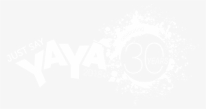 Yaya 30th Logo White Resized2 - 30th Logo #2290028