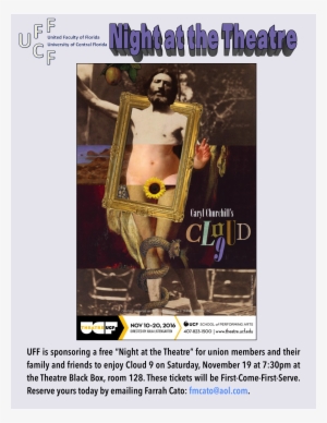 Theatre Ucf Will Perform “cloud 9” By Caryl Churchill - University Of Central Florida #2290757