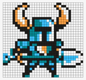 Shovel Knight Perler Bead Pattern / Bead Sprite - Shovel Knight Sprite #2291079