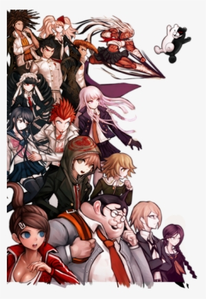 All Char - Danganronpa Trigger Happy Havoc Official Art #2291538