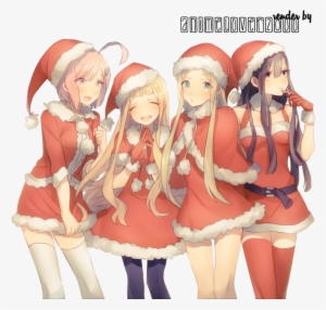 Merry Christmas Render By Animelover - Anime Girl Christmas Group #2291674