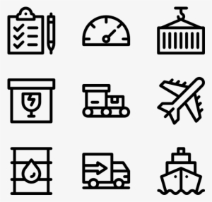 Logistics 50 Icons View 9 Packs - Travel Icon Transparent Background #2292900