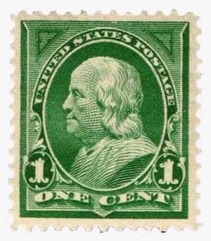 One Cent Stamp Franklin #2292922