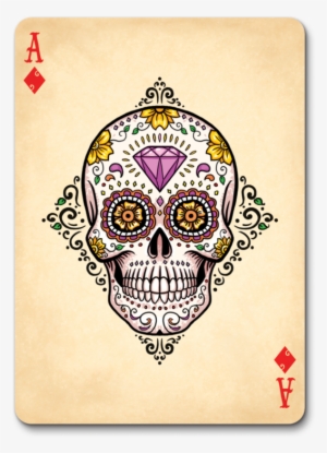 The Design - Dias Dela Muertos Playing Cards #2293265