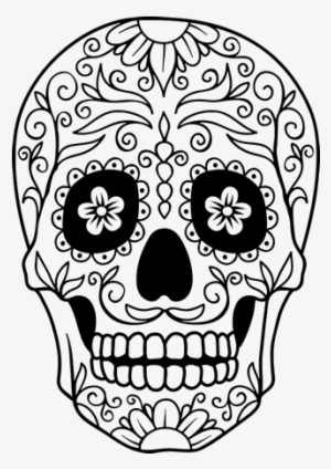 Disenos De Calaveras Mexicanas Dia De Los Muertos - Caveira Mexicana Desenho Para Colorir #2293415