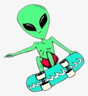 Alien Skate Sticker By Mr - Skate Alien #2294639