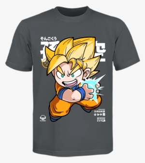 Chibi Kamehameha - Boys T Shirt Png #2295386