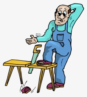 Caution Carpenter Clipart Png - Carpenter Clip Art Png #2295628