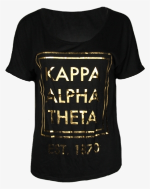 Kappa Alpha Theta Gold Foil Tee By Adam Block Design - 1957 Aged To Perfection - Unisex Hoodie #2295877