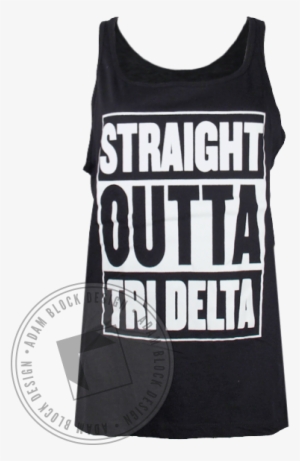 Delta Delta Delta Straight Outta Tank Top - Straight Outta 1967 50th Birthday Shirt #2295897