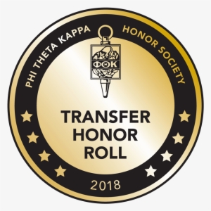 Ptk Honor Roll Emblem Gold - Transfer Honor Roll 2018 #2295946