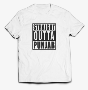 Straight Outta Punjab T-shirt - Mainu Koi Ni Parwa #2296022