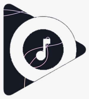 Playmusic Music Icon Png Army Bts Bangtanboys Black - Google Play Music #2296106