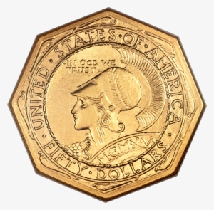1915 S $50 Panama Pacific 50 Dollar Octagonal Transparent - Watch #2296814