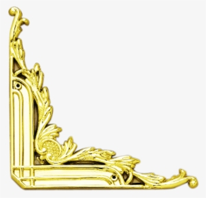 Gold Trim Png - Hd Gold Corner Png #2297008