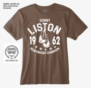 Sonny Liston Official Nvbhof T-shirt - Nevada Boxing Hall Of Fame #2297190