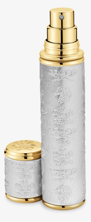 Creed Silver Leather With Gold Trim Pocket Atomizer #2297293
