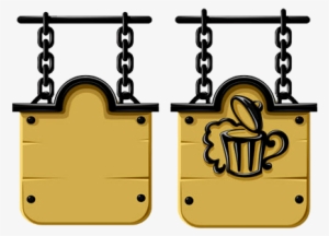 Placa De Madeira Em Png - Old Wooden Sign #2297484