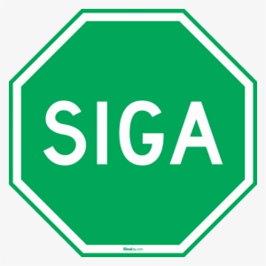 Placa Siga R-1 - Placa De Sinalização Siga #2297616