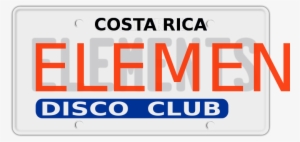 Placa De Carro Clipart #2297761