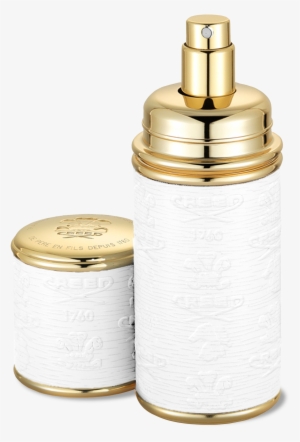Creed Logo Etched Leather Atomizer, Gold/blue - 1.7 #2297782