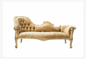 Chase Lounge Velvet Gold With Gold Trim - Couch #2298020
