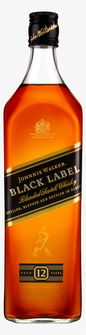 Johnnie Walker Black Label Scotch Whisky 1l Bottle - John Walker & Sons Johnnie Walker Black Label #2298063