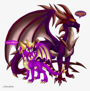 Legendary Spyro Statue Png - Legend Of Spyro Malefor #2298645