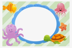 Baby Fundo Do Mar - Moldura De Fundo Do Mar Png #2299774