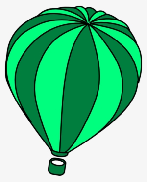 Hot Air Balloon Clip Art - Air Balloon Hot Green #230099