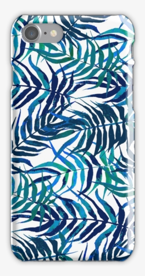 Hand Drawn In Watercolor Floral Pattern With Palm Leaves - Watercolor Painting #230221