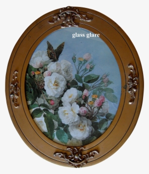 Vintage Bride Roses And Butterfly Print By Paul De - Art #230617