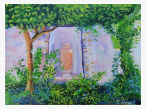 The Niche Of The Castle Sketch In Acrylic On Paper - Painting #230709