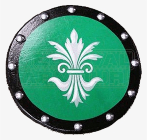 Wooden Fleur De Lis Shield - Emblem #230744