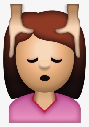 Download Woman Face Massage Island Ai File - Head Massage Emoji #231318