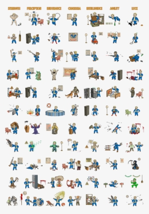 Fallout 4 Masked Perk Chart - Fallout Perk Icons #231351