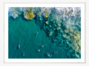 Aerial Photo Print, Queenscliff Beach, Sydney Frame - Picture Frame #231435