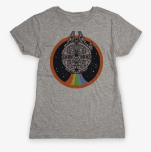 Retro Rainbow Falcon - If It Requires Pants Or A Bra It's Not Happening T-shirt: #231564