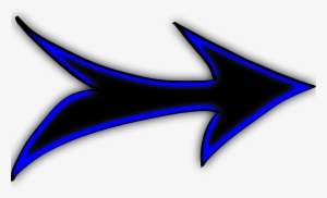 This Free Icons Png Design Of Black And Blue Arrow #232217