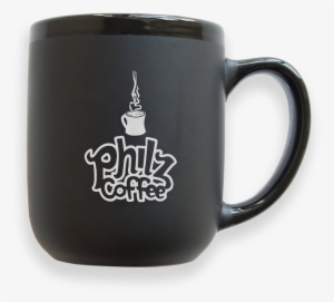 Black Mug With Philz Coffee Logo Printed In Silver - Philz Coffee #232539
