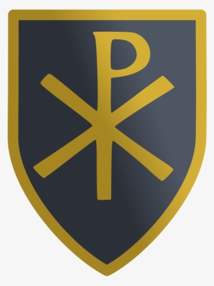 Free Vector Christian Shield Clip Art - Chi Rho On Shield #232953