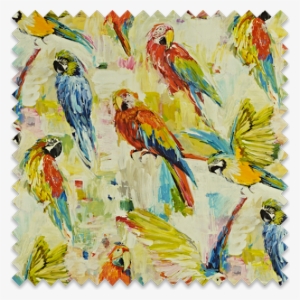 Summertime Macaw Swatch - Prestigious Textiles Macaw Fabric - Tropical - 8570/522 #233766