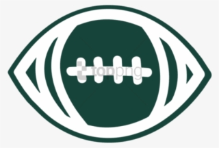 Green Football Die Cut Sticker - Die Cutting #233919