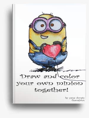 Learn To Draw Minions Step By Step - Minion Drawings With Heart #234228