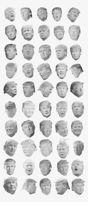 50 Trump Head Cutouts, Courtesy Of /u/hasselbuddy - Orre Region Pokemon Ash #234247