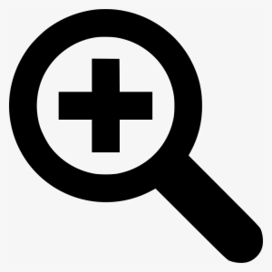 Zoom In Magnifying Glass - Magnifying Glass Plus Icon Png #234405
