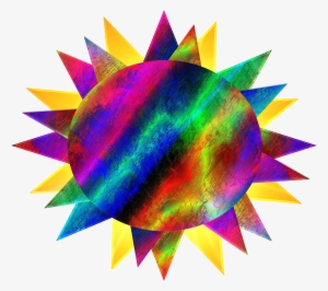 Star Sun Burst Bright Shiny 583255 - Abstrakte Beschaffenheit Des Bunten Regenbogens Grußkarte #234711